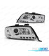 FAROS AUDI A6 4B 97-99 LUZ DIURNA TUBE LIGHT FONDO CROMO