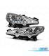 FAROS PEUGEOT 207 06-12 LUZ LED DIURNA FONDO CROMO