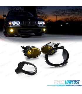 FAROS ANTINIEBLA BMW E46 98-06 E39 95-03 CRISTAL AMARILLO PARAGOLPES M