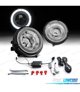 FAROS ANTINIEBLA MINI COOPER R55 R56 R57 R58 R59 R60 R61 07-14 CROMO