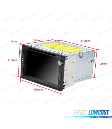 RADIO GPS ANDROID 10 PARA VOLKSWAGEN VW 7" USB GPS TACTIL HD