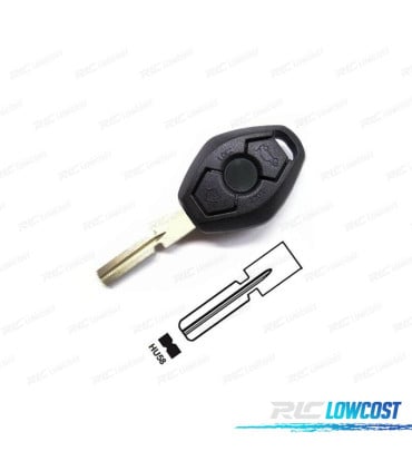 CARCASA LLAVE BMW EXAGONAL ESPADIN RAYADO