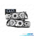 FAROS BMW SERIE 7 E38 94-98 OJOS ANGEL FONDO CROMO