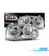 FAROS VOLKSWAGEN VW GOLF MK3 91-97 OJOS ANGEL FONDO CROMO H7 H7
