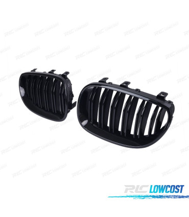 PARRILLA BMW E60 03-10 LOOK M5 NEGRO BRILLO