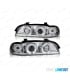 FAROS BMW E39 95-00 OJOS ANGEL CCFL FONDO CROMO