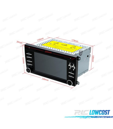 RADIO GPS ANDROID 11 PARA PORSCHE CAYENNE 03-07 7" USB GPS TACTIL HD