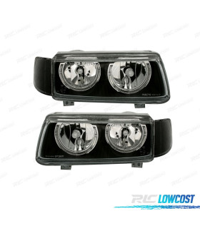 FAROS VOLKSWAGEN VW PASSAT 93-96 OJOS ANGEL FONDO NEGRO