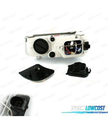 FAROS VOLKSWAGEN VW PASSAT 93-96 OJOS ANGEL FONDO NEGRO