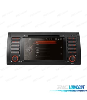RADIO GPS NAVEGADOR 7" PARA BMW X5 E53 99-06 E39 USB GPS TACTIL HD
