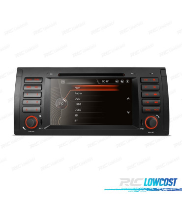 RADIO GPS NAVEGADOR 7" BMW X5 E53 99-06 E39 GPS TACTIL HD