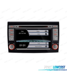 RADIO NAVEGADOR 7" PARA FIAT BRAVO 07-14 USB GPS TACTIL HD