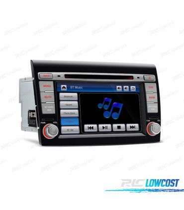 RADIO NAVEGADOR 7" PARA FIAT BRAVO 07-14 USB GPS TACTIL HD