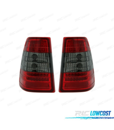 PILOTOS MERCEDES CLASE E W124 ESTATE 85-95 LED ROJO AHUMADO