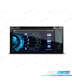 RADIO NAVEGADOR 2DIN GPS 7" HD TÁCTIL PARA TOYOTA BLUETOOTH USB SD