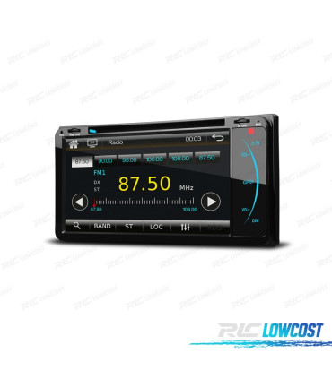 RADIO NAVEGADOR 2DIN GPS 7" HD TÁCTIL PARA TOYOTA BLUETOOTH USB SD