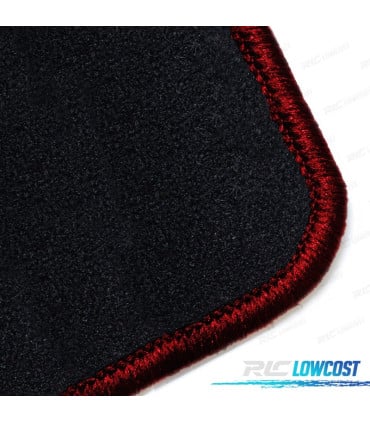 ALFOMBRILLAS PARA AUDI A1 10-15 ROJO
