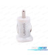 CARGADOR USB MECHERO BLANCO
