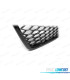 PARRILLA AUDI A4 B7 04-09 LOOK RS NEGRO BRILLO