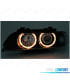 FAROS BMW E39 95-00 OJOS ANGEL FONDO NEGRO