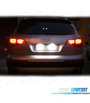 PILOTOS AUDI Q7 05-09 LED ROJO CROMO