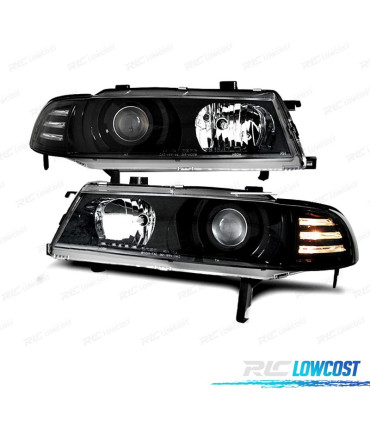 FAROS HONDA PRELUDE 92-96 FONDO NEGRO