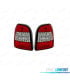 PILOTOS AUDI A4 B5 AVANT 95-01 LED ROJO CROMO