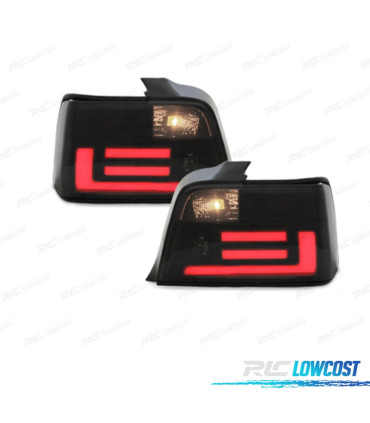 PILOTOS BMW E36 90-99 LED BAR AHUMADO