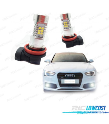 KIT BOMBILLAS LED ANTINIEBLA H8 60 WATIOS CANBUS