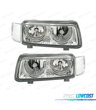 FAROS OJOS ANGEL FONDO CROMO VOLKSWAGEN VW PASSAT 93-96