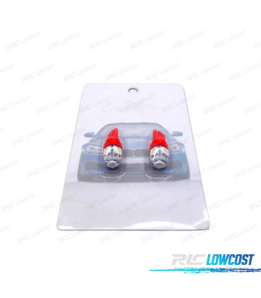 BOMBILLA LED ROJO W5W T10