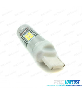 BOMBILLA LED T20 W21W AMBAR CANBUS