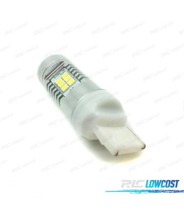 BOMBILLA LED T20 W21W AMBAR CANBUS
