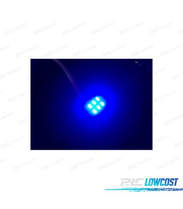 BOMBILLA LED AZUL C5W FESTOON 36, 39, 41MM