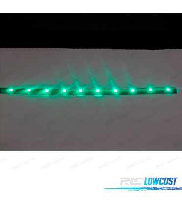 TIRA DE LED VERDE 30 CM