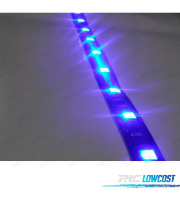 TIRA DE LED AZUL 30 CM