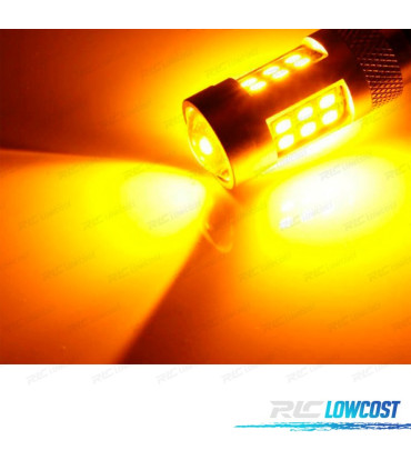 BOMBILLA LED P21W AMBAR CANBUS