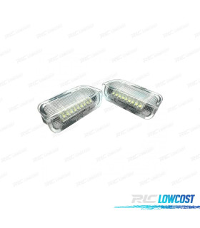 PLAFONES LED PUERTAS TRASERAS VOLKSWAGEN VW GOLF PASSAT JETTA SCIROCCO SHARAN TIGUAN EOS SUPERB