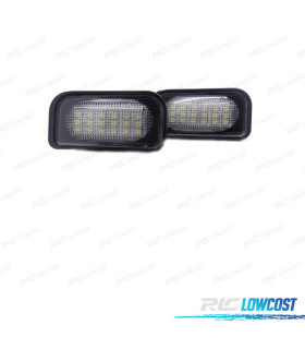 LUCES DE MATRÍCULA LED MERCEDES CLASE C W203 E W211 CLS W219 SLK R171 01-10