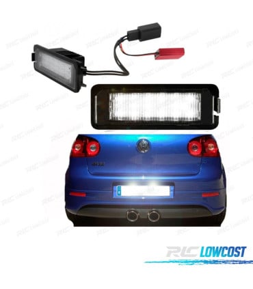 LUCES MATRÍCULA LED PARA VOLKSWAGEN VW GOLF V 05-08