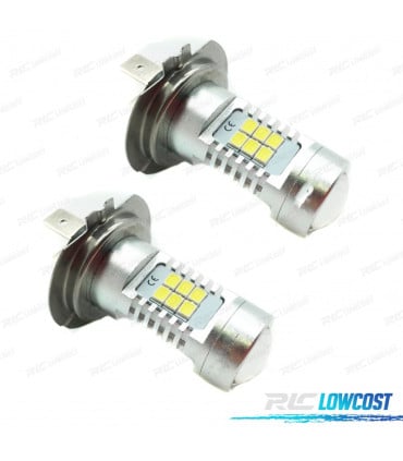 KIT BOMBILLAS LED ANTINIEBLAS H7 60 WATIOS CANBUS