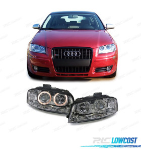 FAROS XENON AUDI A3 8P 03-08 OJOS ANGEL