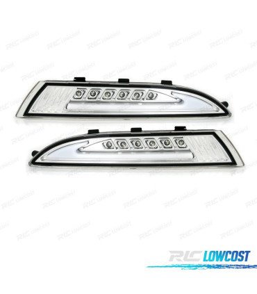 KIT LUZ DIURNA PARA VOLKSWAGEN VW SCIROCCO III TUBE LIGHT + INTERMITENTES LED 08-14