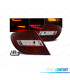 PILOTOS PARA MERCEDES CLASE C W204 07-11 LED BAR ROJO CROMO