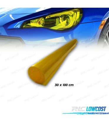 FILM CUBRE FAROS EN AMARILLO