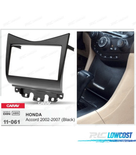 MARCO NEGRO RADIO 2-DIN PARA HONDA ACCORD