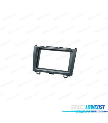 MARCO NEGRO RADIO 2-DIN PARA HONDA CR-V 07-11