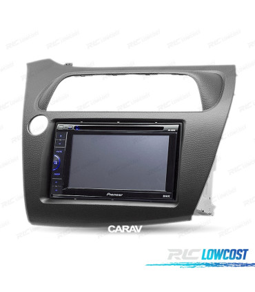 MARCO NEGRO RADIO 2-DIN PARA HONDA CIVIC HATCHBACK 06-11