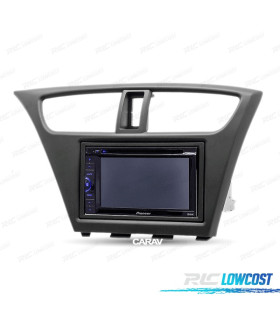 MARCO NEGRO RADIO 2-DIN PARA HONDA CIVIC HATCHBACK 2012+