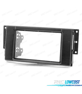 MARCO NEGRO RADIO 2-DIN PARA LAND ROVER FREELANDER DISCOVERY RANGE ROVER